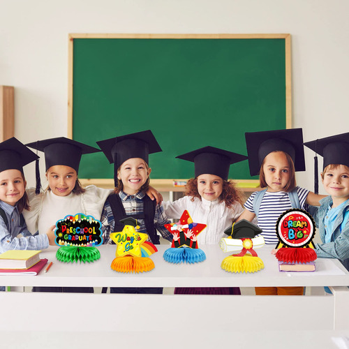 Decoración Preescolar 12 Piezas Fiesta Graduación 2025
