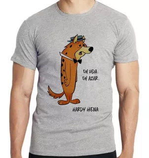 Camiseta Infantil Hardy Hiena Oh Vida Linda Hanna Barbera