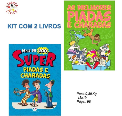 Kit Piadas Com 2 Livros 