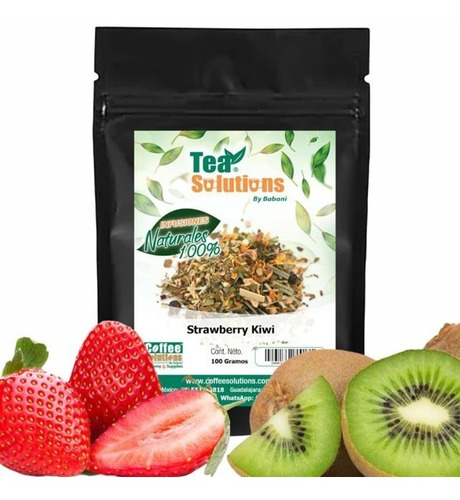 Tisana Frutal Sabor Fresa Kiwi, Tea Solutions 100gr