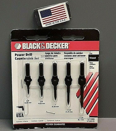 Set De Avellanadores Americanos Para Madera