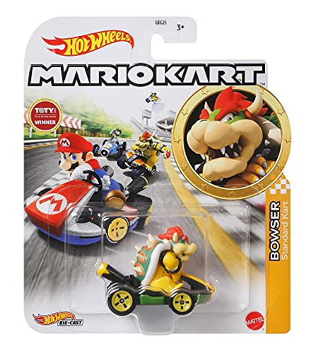 Hot Wheels Mario Kart Bowser En Kart Estándar