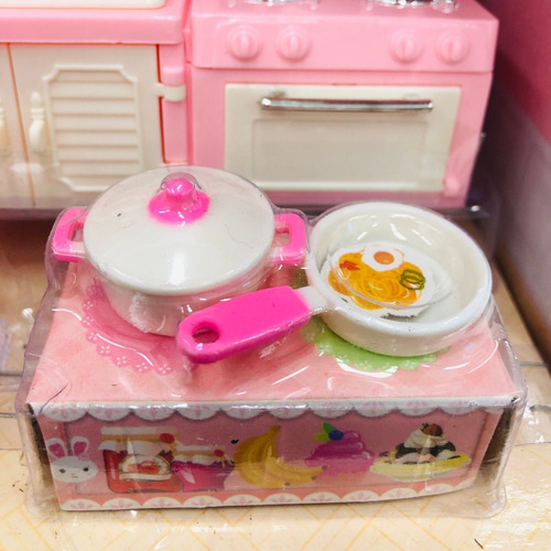 Playset Conejos Con Muebles De Hogar Y Accesorios