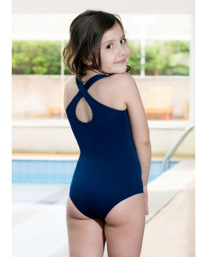 Imagem 9 de 50 de Maiô De Natação Infantil Em Helanca Agua Aquecida Resistente