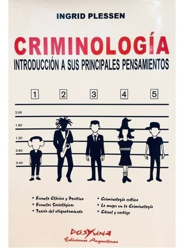 Criminologia  Introduccion A Sus Principales Pensamiento