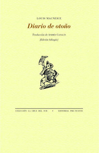 DIARIO DE OTOÃÂO, de MACNEICE, LOUIS. Editorial Editorial Pre-Textos, tapa blanda en inglés
