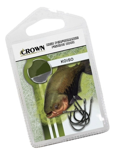 Anzol Crown Koiso N° 12 Cartela C/ 10 Unidades