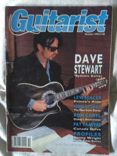 Guitarist - Dave Stewart (eurythmics) Oct. 1990 Usa