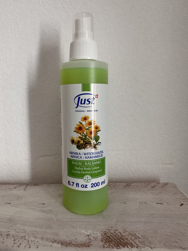 Swiss Just Balsamo Spray Con Arnica Y Hamamelis 200ml