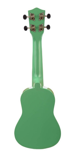 Imagen 3 de 10 de Ukelele Soprano Creep Waimea Verde + Funda + Correa!
