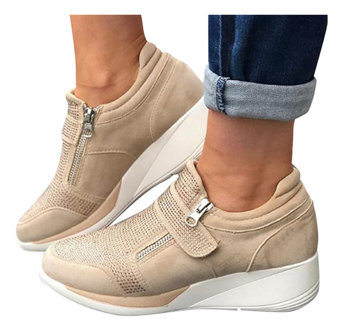 Zapatos Con Cuña Para Mujer Y Mujer, Estilo Romano, Tamaño G