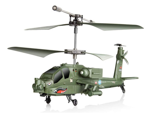 Poco Divo Apache Ah-64 Helicptero Rc Vuelo Infrarrojo 3ch Ah