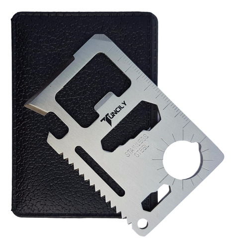 Survival Credit Card Multitool By (silver) - Herramient...