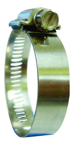 Imagem 2 de 2 de Kit Abraçadeira Rosca S/fim Fita 13mm 32 X 44 Inox 304 08pçs