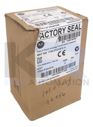 New Allen Bradley 1794-if2xof2i /a Flex I/o 4 Point Anal Ssn