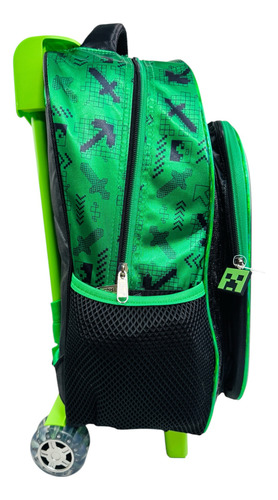 Mochila De Carrito Escolar Minecraft Steve Creeper Alex Pri Maria Ruz Original Pelicula 3