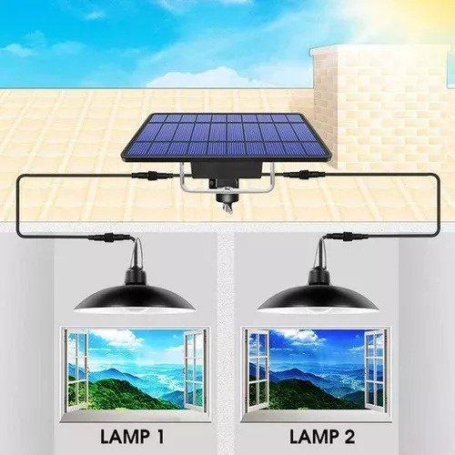 Luces Colgantes Solares De 4800 Mah Luces Led Para Interiore
