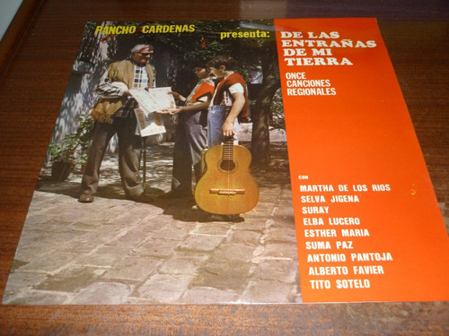 Pancho Cardenas De Las Entrañas De Mi Tierra Vinilo Arg