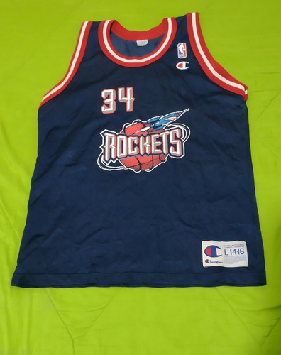 Jersey Juvenil G 14-16 Houston Rockets Nba Vintage 90s Uso (Usado)