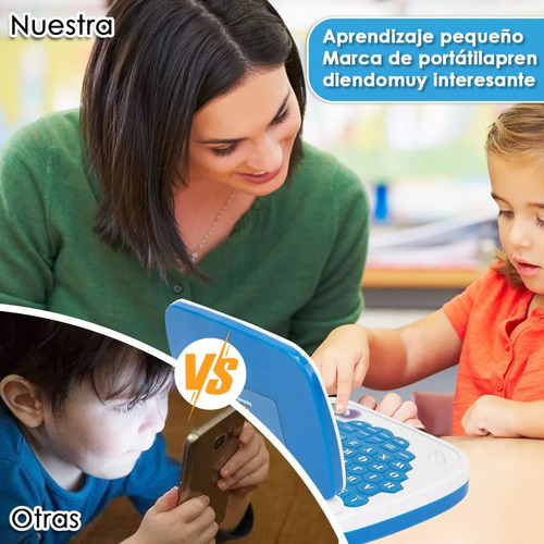 Mini Laptop Interactiva Educativa Español/inglés P/niños
