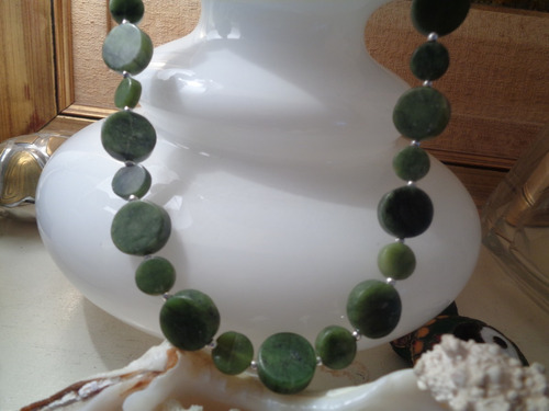  Collar Piedras Semipreciosas Naturales Jade Imp.mexico