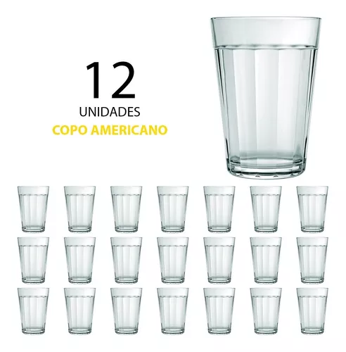 Conjunto de 12 Copos Americano Nadir 190 ml