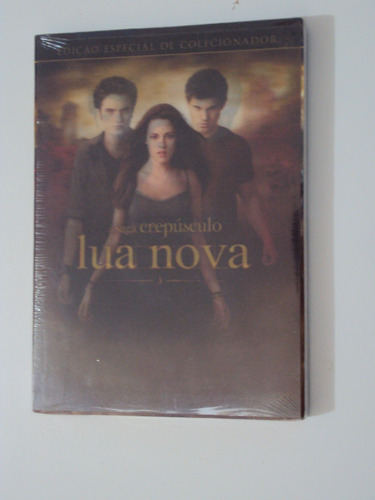 Dvd Duplo Lua Nova Saga Crepusculo C/ Luva Holografica E4b2