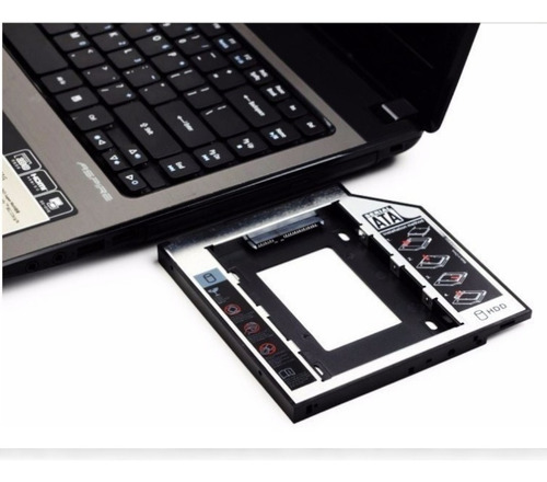 Adaptador Universal Caddy 2o Hd Ssd/dvd Notebook 9mm 9,5mm