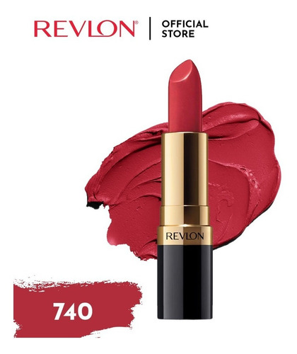 Revlon Labial Super Lustruos Certainly Red 740