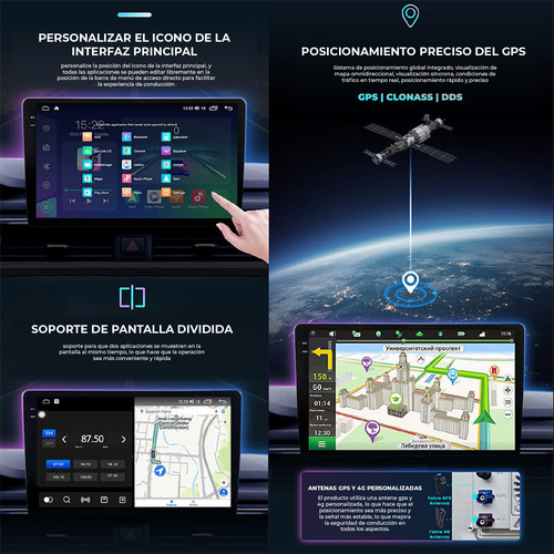 Autoradio Android De 4ram+64gb,8nucleos