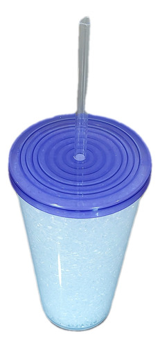 200 Vasos Con Tapa Y Popote 650 Ml