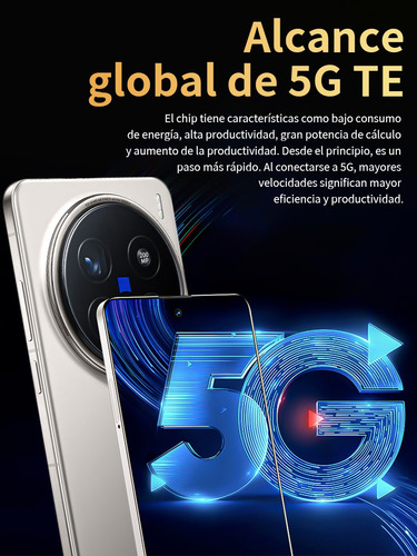 Dual Sim X200 Pro, 2025 Último Y Más Caliente 5g Wifi Batería De Larga Duración 7.3 Teléfono De Pantalla Grande Android 14 Smartphone 16g Ram +512grom Gris