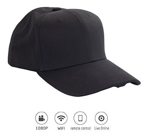 Gorra Con Camara Wi Fi. Espia, Deportes. Foto Y Video