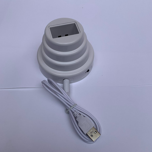 Imagen 3 de 6 de Velador Símil Neón, Lady Pía, Arco Iris Con Base (usb Pila)