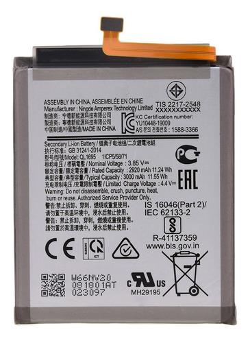 Bateria Para Samsung A01 A015 Ql1695 