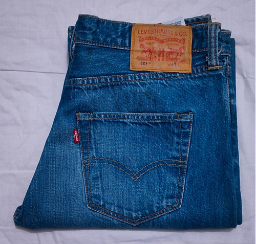 Jean Levis Hombre 501 31/34 Azul Índigo Tradicional Talla 42