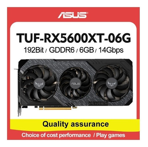 Placa De Vídeoasus Dual Radeon Rx 5600 Series Rx 5600 Xt 6gb (Usado)