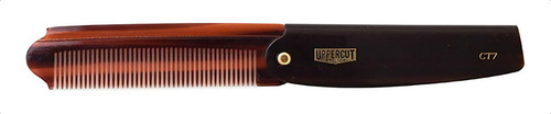 Uppercut Deluxe Ct7 - Peine De Bolsillo Abatible, Concha De