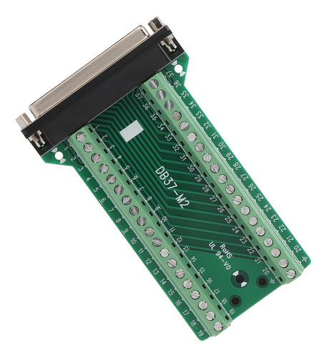 A Placa Terminal Do Conector Db37 Breakout Pcb Reto