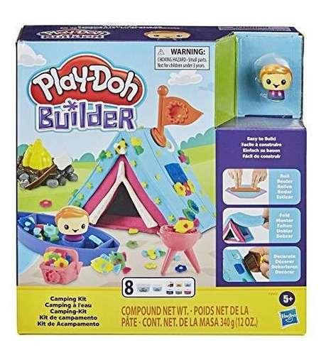 Juego De Construcción Play Doh Builder Para Acampar Pa...