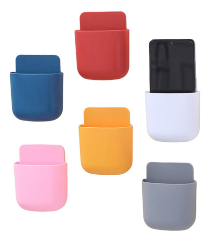 Imagen 5 de 6 de 3 Soportes Porta Celular Control Para Pared Adhesivo Cargar