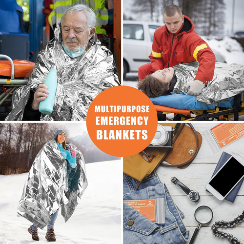 Mantas Térmicas De Emergencia Para Camping Y Senderismo