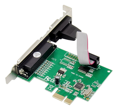 Placa De Expansão St39 Pcie X1 Ch382l 1s1p Rs232+ltp1 End Co
