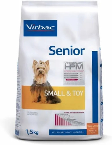 Alimento Senior Small And Toy 1.5kg Hpm Virbac 