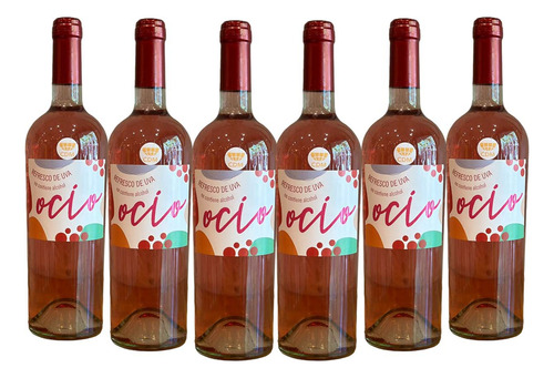 Jugo De Uva 100% Natural Ocio Caja 6 Botellas X 750ml