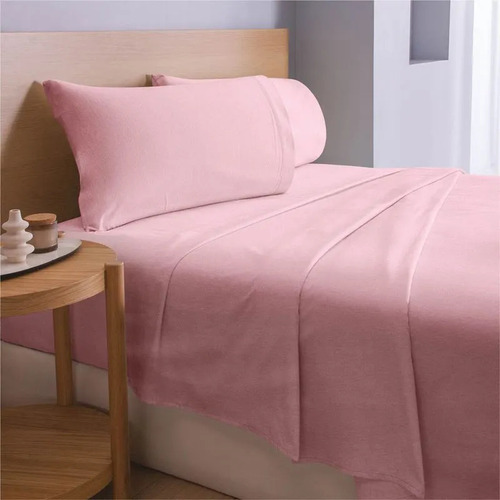 Juego De Sábanas De Franela Plus King Size Concord Color Berry Ligth