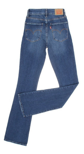 Imagem 2 de 4 de Calça Jeans Feminina Boot Cut Com Cintura Alta Azul Levi's 2