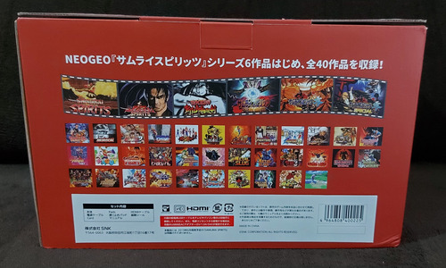 Neogeo Mini Samurai Shodown Edição Nakoruru Snk Vermelho