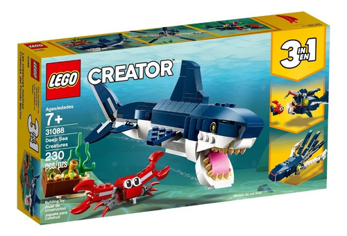 Lego® Creator - Criaturas Del Fondo Marino (31088) Cantidad de piezas 230