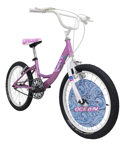 Bicicleta Veloci Next Ocean Rodada 20 Rosa Infantil Tamaño del cuadro S